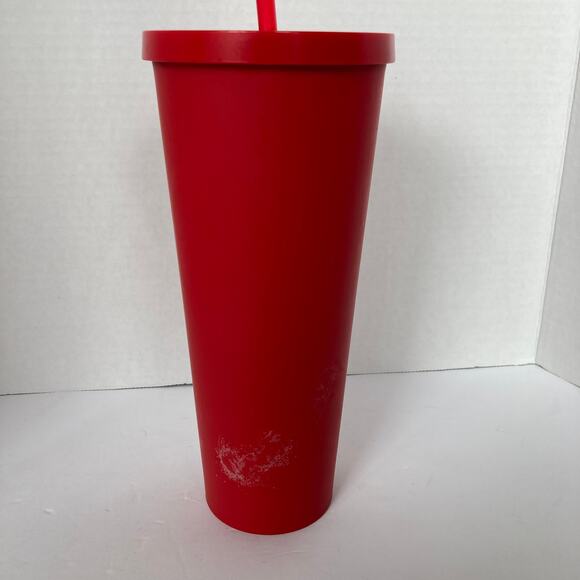 Rare Starbucks 2016 Matte Red Soft Touch Tumbler - Picture 5 of 10